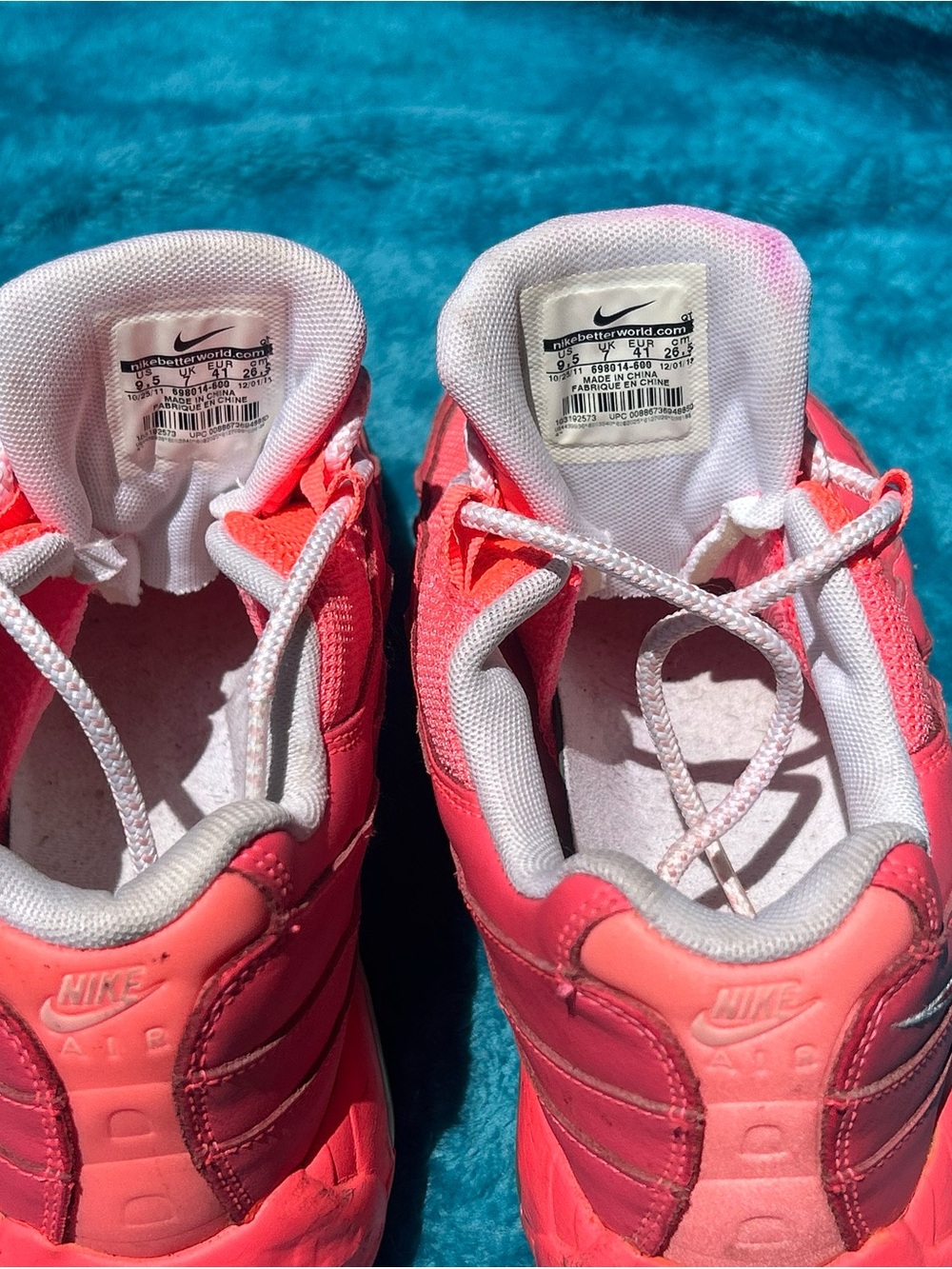 Nike Air Max 95- Vibrant Coral/Hot Pink - Picture 8 of 10